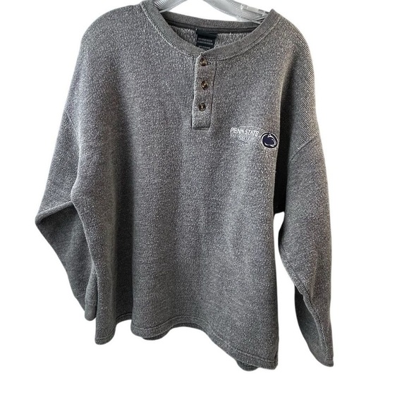 Vintage Pro Edge Penn State Nittany Lions Men's Gray Sweatshirt L - Picture 1 of 9